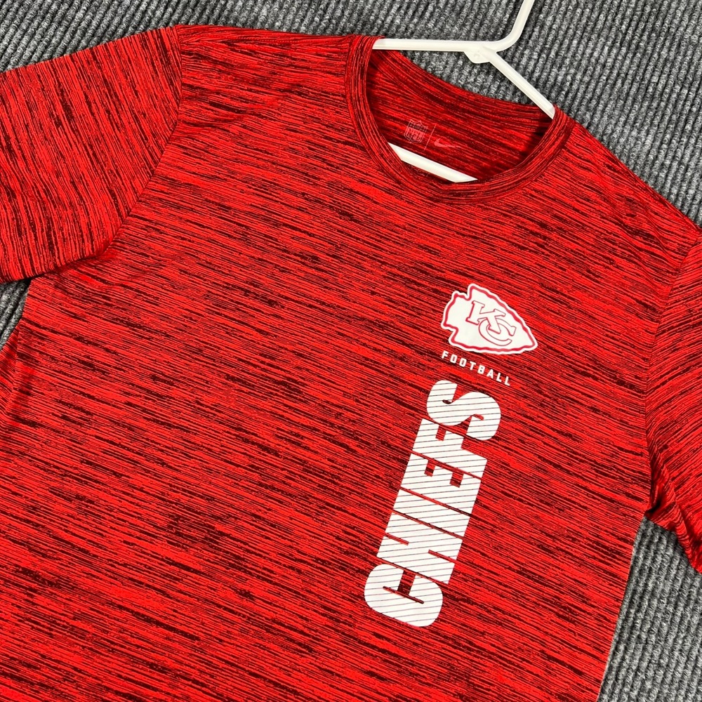 Kansas City Chiefs Shirt Mens Medium Red Nike Short Sleeve NFL Football